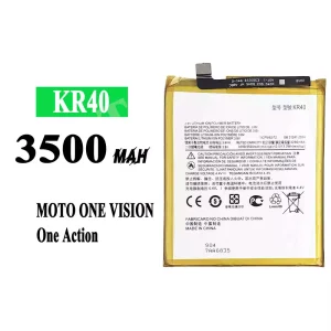 Replacement battery KR40 for Motorola One Vision / P50 / One Action