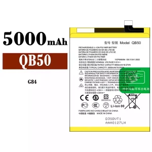 Replacement battery QB50 for Motorola G84