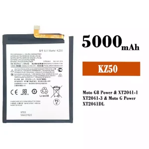Replacement battery KZ50 for Motorola Moto G8 Power /Moto G Power