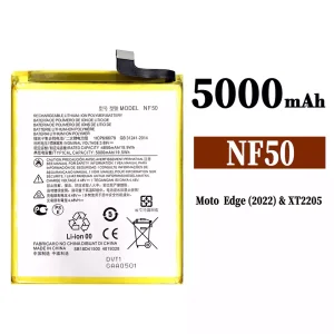 Replacement battery NF50 for Motorola Edge(2022) / XT2205