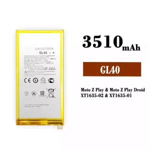 Replacement battery GL40 for Motorola Moto Z Play / Moto Z Play Droid