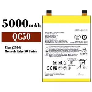 Replacement battery QC50 for Motorola Edge(2024) / Edge 50 Fusion