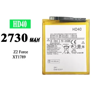 Replacement battery HD40 for Motorola Moto Z2 Force / Z Force Edition 2nd gen