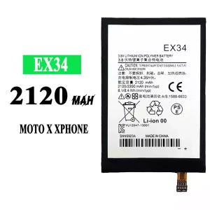 Replacement battery EX34 for Motorola Moto X