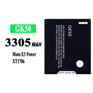 Replacement battery GK50 for Motorola E 3 Power / XT1706
