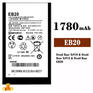 Replacement battery EB20 for Motorola Droid Razr Xt910 / Droid Razr Xt912 / Droid Razr EB20