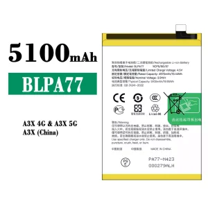 Replacement battery BLPA77 for OPPO A3X 4G 5G