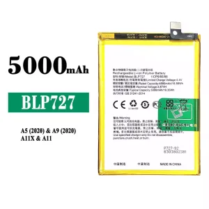 Replacement battery BLP727 for OPPO A5 2020 / A9 2020 / A11X / A11