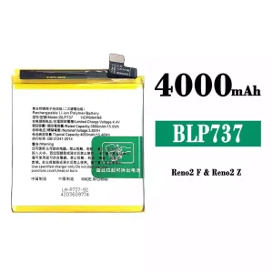 Replacement battery BLP737 for OPPO Reno2 F / Reno2 Z