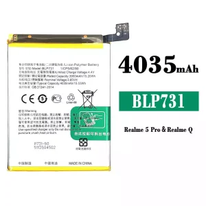 Replacement battery BLP731 for OPPO Realme 5 Pro /Realme Q