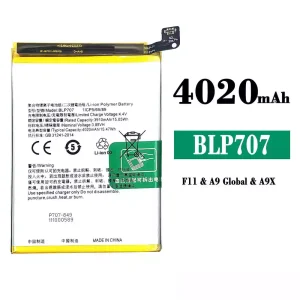 Replacement battery BLP707 for OPPO A9 /A9X /F11