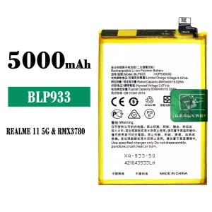 Replacement battery BLP933 for OPPO Realme 11 / Realme K10