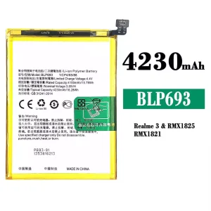 Replacement battery BLP693 for OPPO Realme 3
