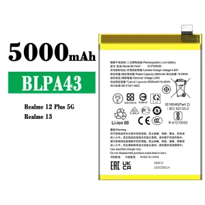 Replacement battery BLPA43 for OPPO Realme 12 Plus /Realme 13