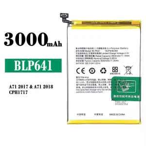 Replacement battery BLP641 for OPPO A71 2017 2018