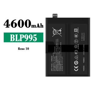 Replacement battery BLP995 for OPPO Reno 10