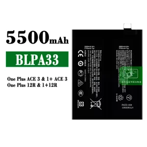 Replacement battery BLPA33 for Oneplus Ace 3/Oneplus 12R