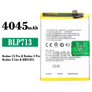 Replacement battery BLP713 for OPPO Realme C3 Pro/ Realme 3 Pro/Realme X Lite