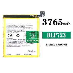 Replacement battery BLP723 for OPPO Realme X