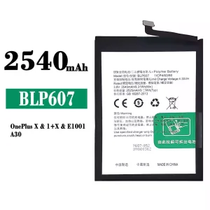 Replacement battery BLP607 for OPPO A30/OnePlus X