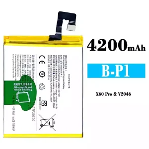 Replacement battery B-P1 for VIVO X60 Pro