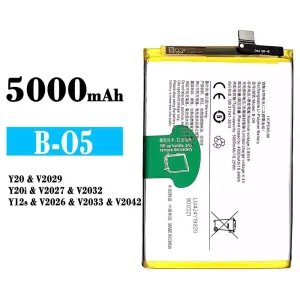 Replacement battery B-O5 for VIVO Y20 / Y20i / Y12s