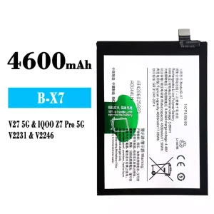 Replacement battery B-X7 for VIVO V27 5G/IQOO Z7 Pro 5G