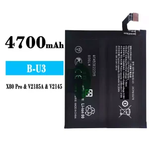 Replacement battery B-U3 for VIVO X80 Pro