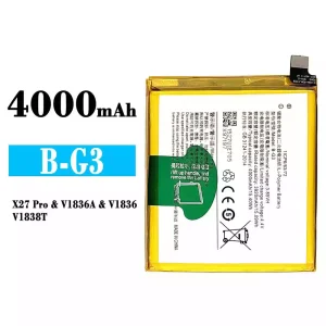 Replacement battery B-G3 for VIVO X27 Pro