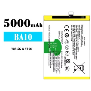 Replacement battery BA10 for VIVO Y28 5G/Y17S