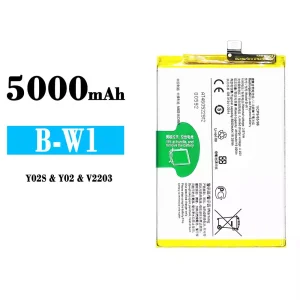 Replacement battery B-W1 for VIVO Y02/Y02S
