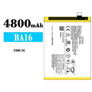 Replacement battery BA16 for VIVO Y200 5G