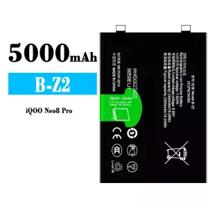 Replacement battery B-Z2 for VIVO iQOO Neo8 Pro