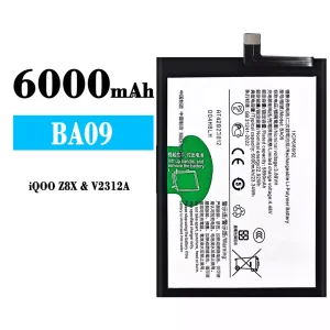 Replacement battery BA09 for VIVO iQOO Z8X