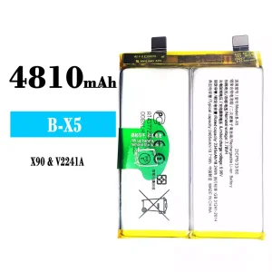 Replacement battery B-X5 for VIVO X90