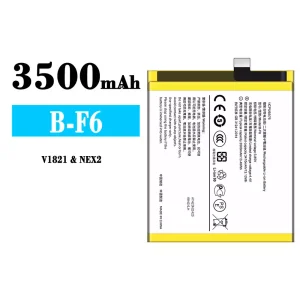 Replacement battery B-F6 for VIVO NEX2 /V1821