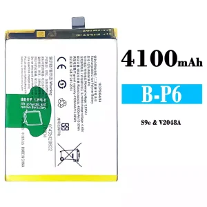 Replacement battery B-P6 for VIVO S9E