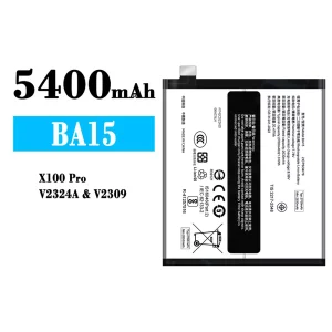 Replacement battery BA15 for VIVO X100 Pro