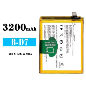 Replacement battery B-D7 for VIVO X21/X21A