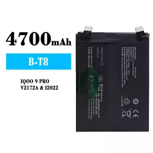 Replacement battery B-T8 for VIVO IQOO 9 Pro