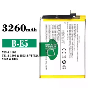 Replacement battery B-E5 for VIVO Y83/Y81/Y83A/Y18S