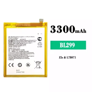 Replacement battery BL299 for Lenovo Z5s