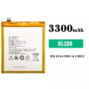 Replacement battery BL288 for Lenovo ZUK Z5