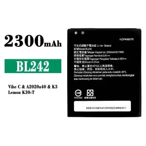 Replacement battery BL242 for Lenovo Vibe C / K3 / Lemon K30-T