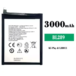 Replacement battery BL289 for Lenovo K5 play