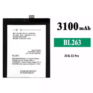Replacement battery BL263 for Lenovo ZUK Z2 Pro