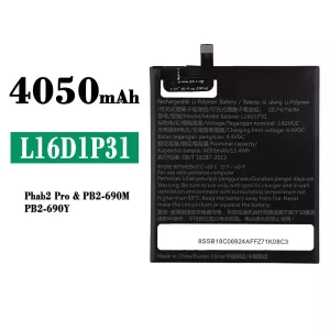 Replacement battery L16D1P31 for Lenovo Phab2 Pro/PB2-690M/PB2-690Y