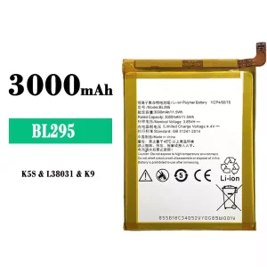 Replacement battery BL295 for Lenovo K5S/K9