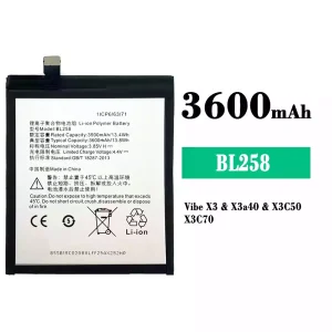 Replacement battery BL258 for Lenovo Vibe X3