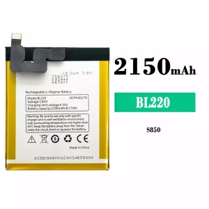Replacement battery BL220 for Lenovo S850